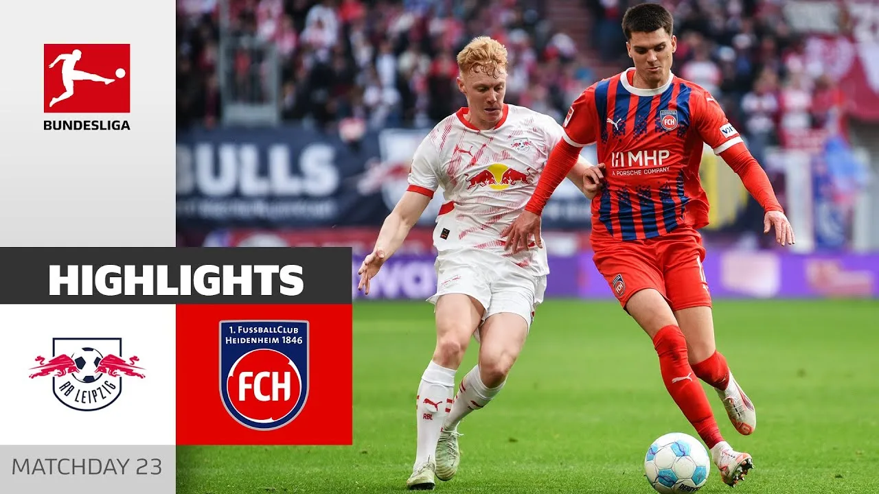 Deux pénalités, pas de gagnant! | RB Leipzig – 1. FC Heidenheim 1846 | Faits saillants | Matchday 23 – 2024/25