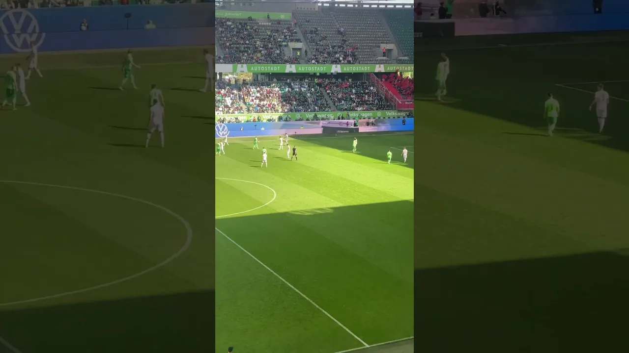 Pyro Fire Away🔥#VfL Wolfsburg SC Freiburg#football #bundesliga