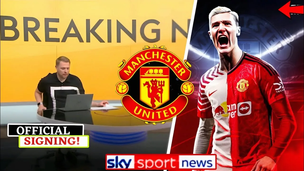 Breaking🔴man Utd 85 millions de livres Brecsbuster Done✅bundesliga Star Striker’s Benjamin Sesko rejoindre United💯now