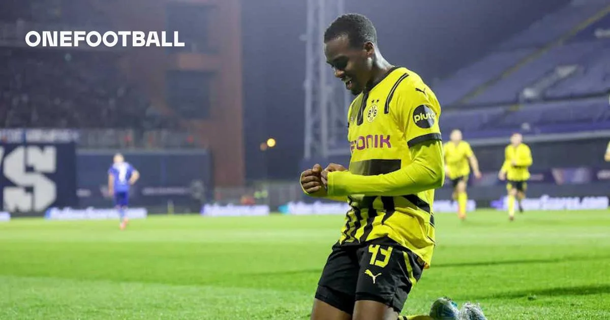 Jamie Gittens, en forme, envisage la victoire du Klassiker avec le Borussia Dortmund