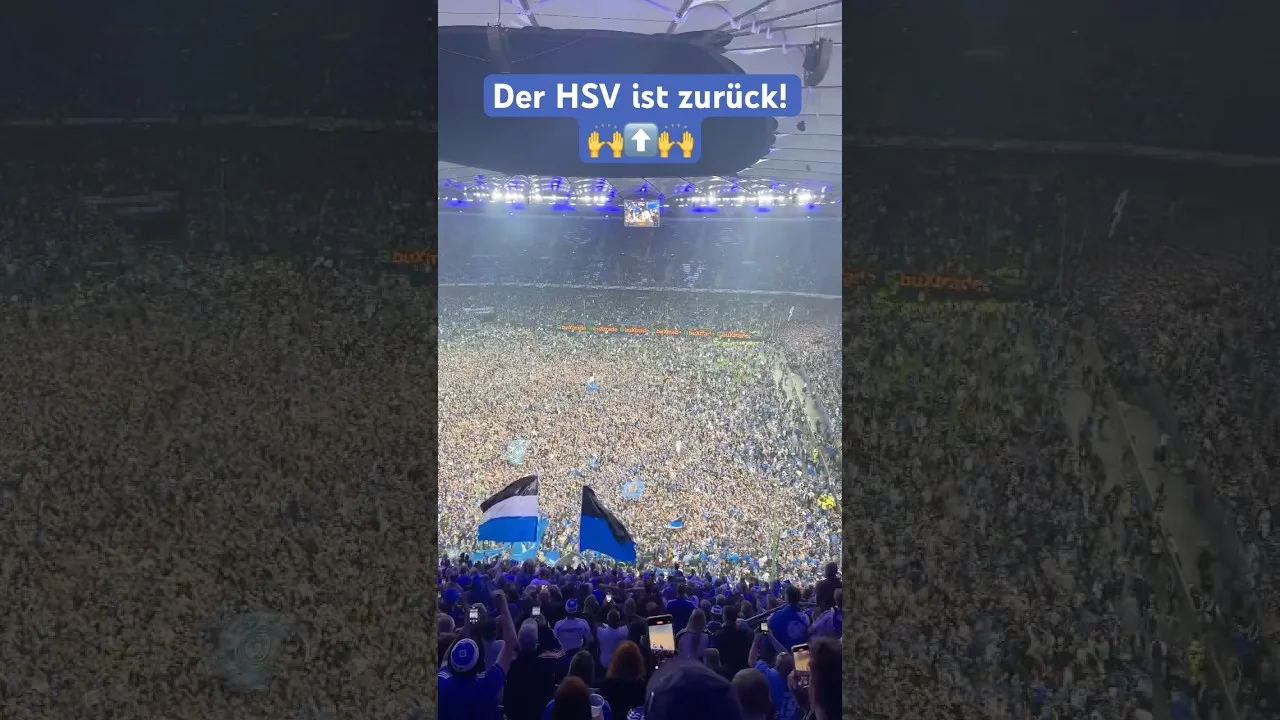 ⬆️🙌 Le HSV est de retour dans la Bundesliga! Tempête à Hambourg | Hamburger SV – SSV ULM 6: 1