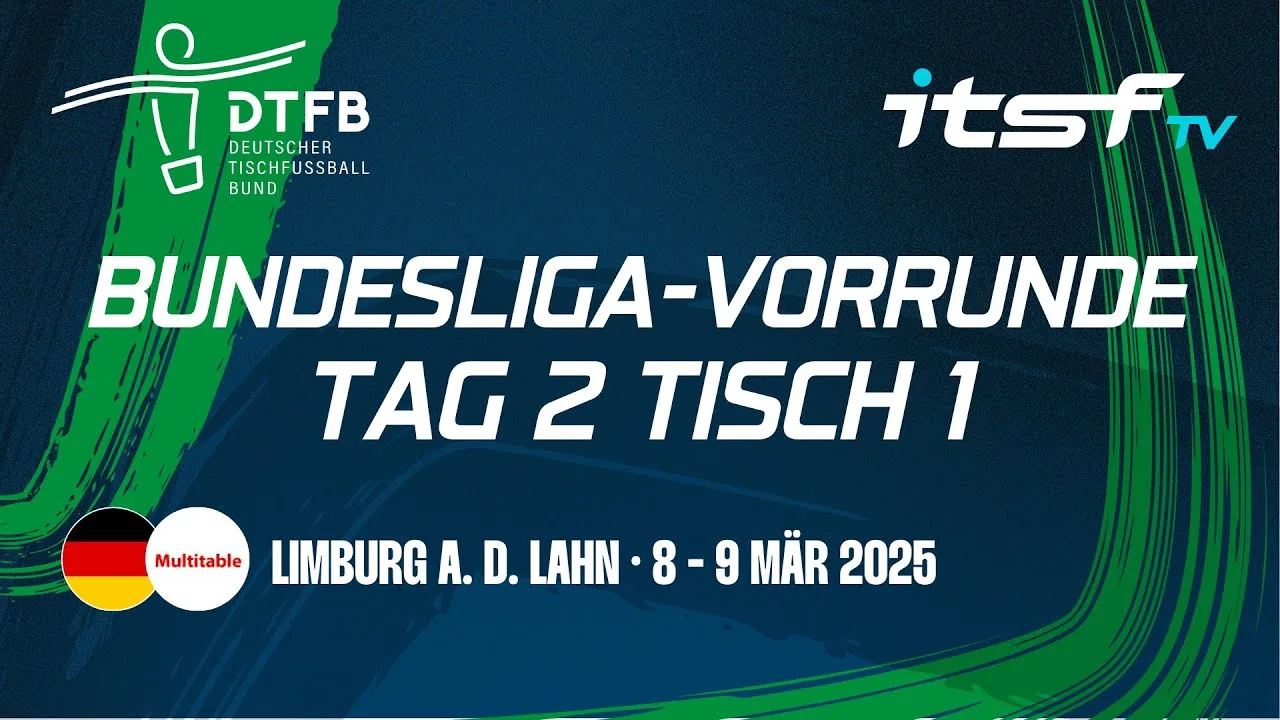 DTFB Bundesliga-Vorrunde 2025 – TAG 2 – TISCH 1