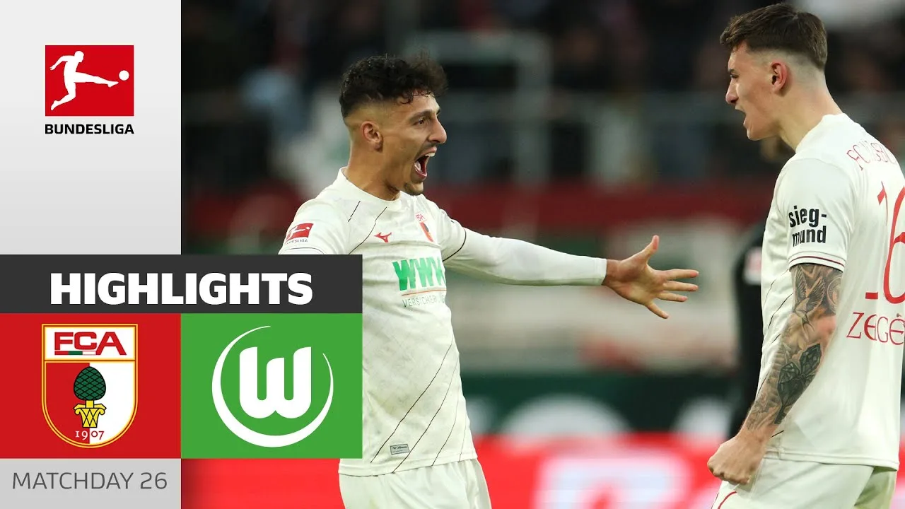 Augsbourg remporte le match de 6 points! | FC Augsburg – VFL Wolfsburg 1-0 | Faits saillants | Matchday 26 – BL 24/25