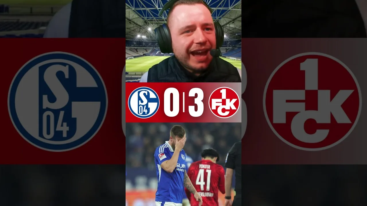 SCHALKE PERD CONTRE KAISERSLAUTERN ! 🔥 #schalke #kaiserslautern #2bundesliga #shorts #goal #s04