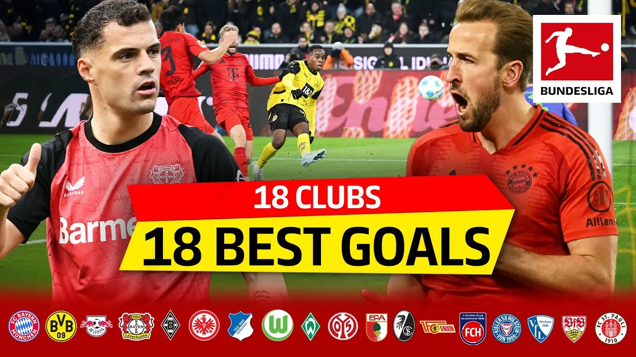 Kane, Xhaka, Marmoush & Co – 18 clubs – 18 buts | Le meilleur but de chaque équipe en 2024/25 jusqu’à présent