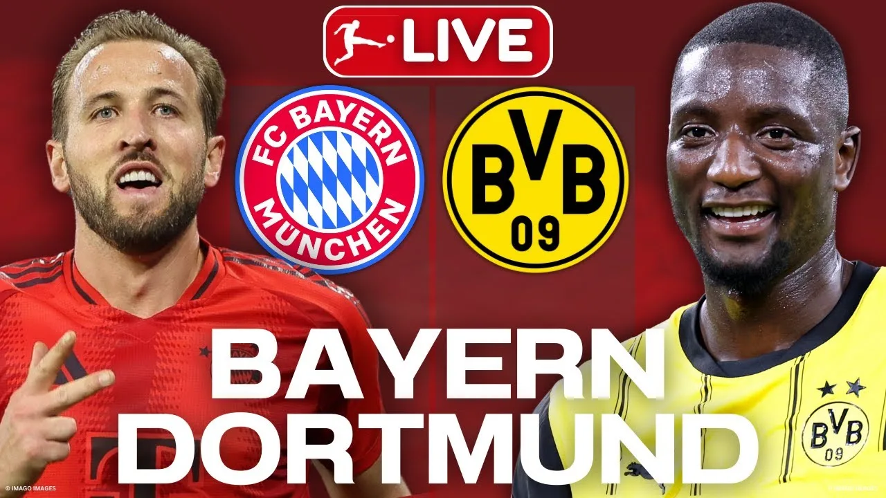 🔴 FC Bayern Munich – Borussia Dortmund | Bundesliga Live | 29e match