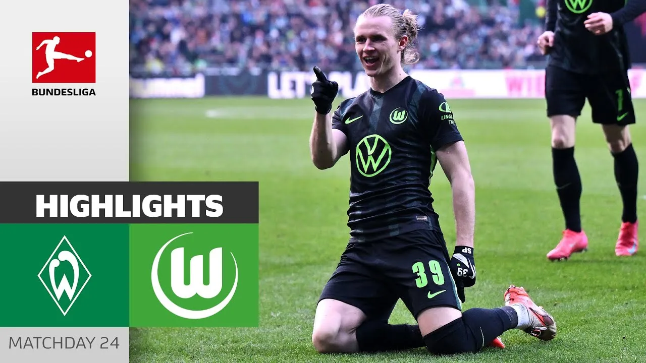 Wimmer-Brace à l’extérieur! | SV Werder Brême – VFL Wolfsburg 1-2 | HL | MD 24 – Bundesliga 2024/25