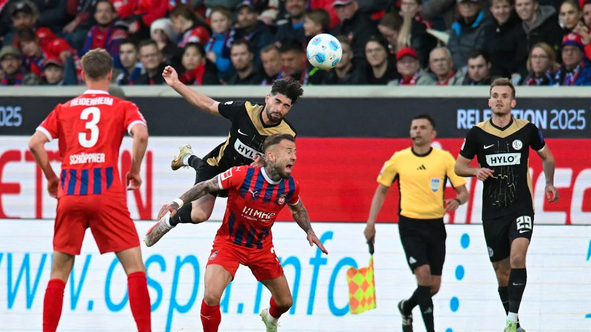 Barrage Bundesliga : Heidenheim arrache le nul face à Elversberg
