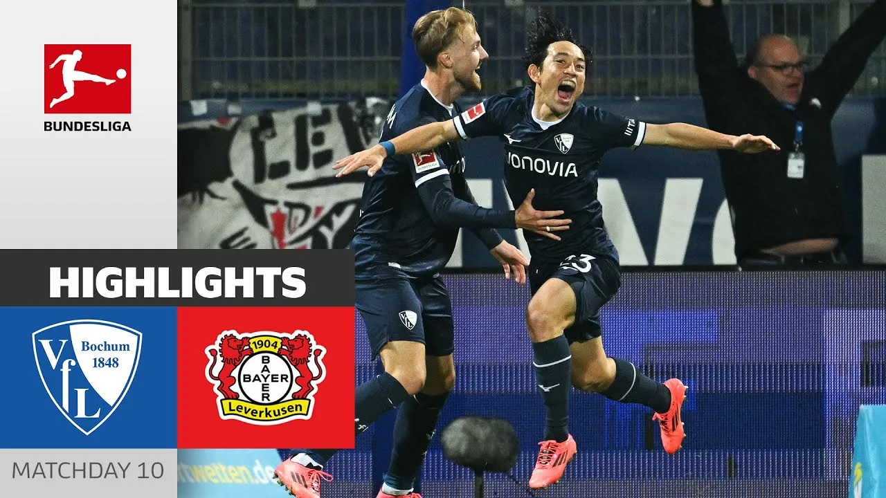 Bochum vole un point en retard ! | VfL Bochum – Bayer 04 Leverkusen 1-1 | Faits saillants | MD10 – Bundesliga