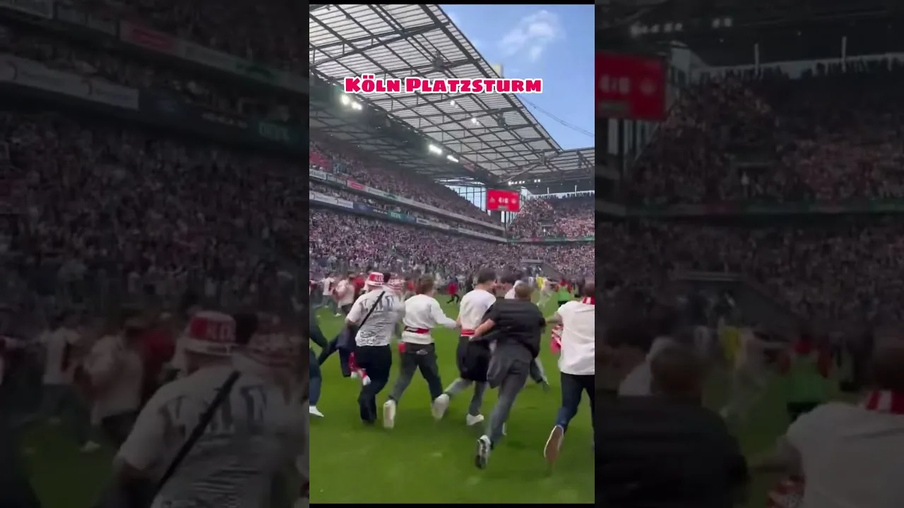 Köln Platzsturm #deutschland #bundesliga #köln #fans #ultras #pyro
