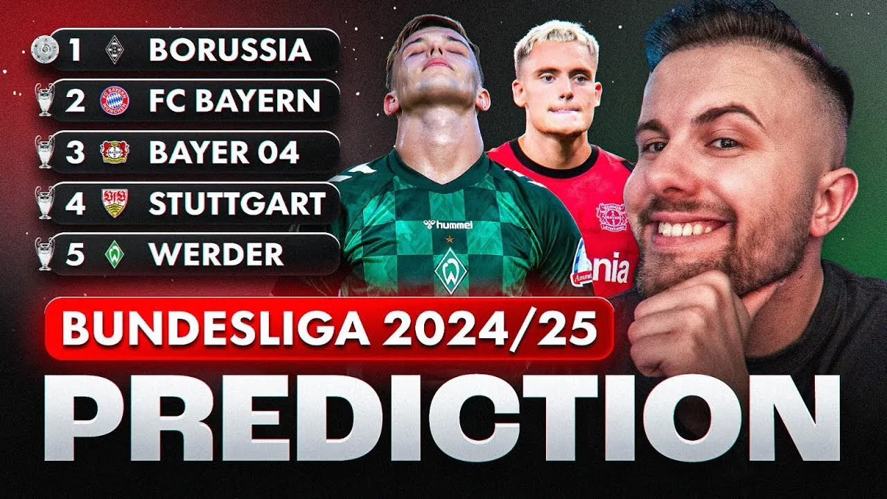 Ma saison de Bundesliga prévue 2024/2025 🏆