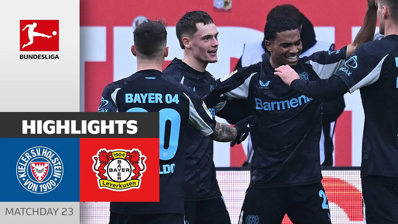 Victoire propre pour Leverkusen! | Holstein Kiel – Bayer 04 Leverkusen 0-2 | Faits saillants | Bundesliga