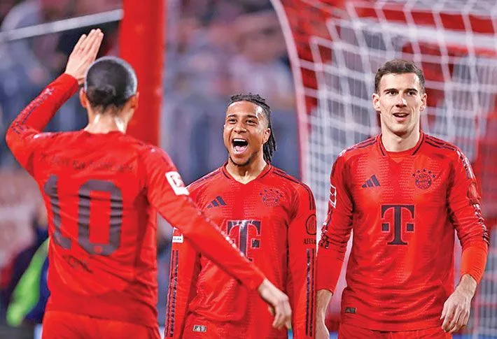 Le Bayern impressionnant a battu Francfort 4-0 à Bundesliga