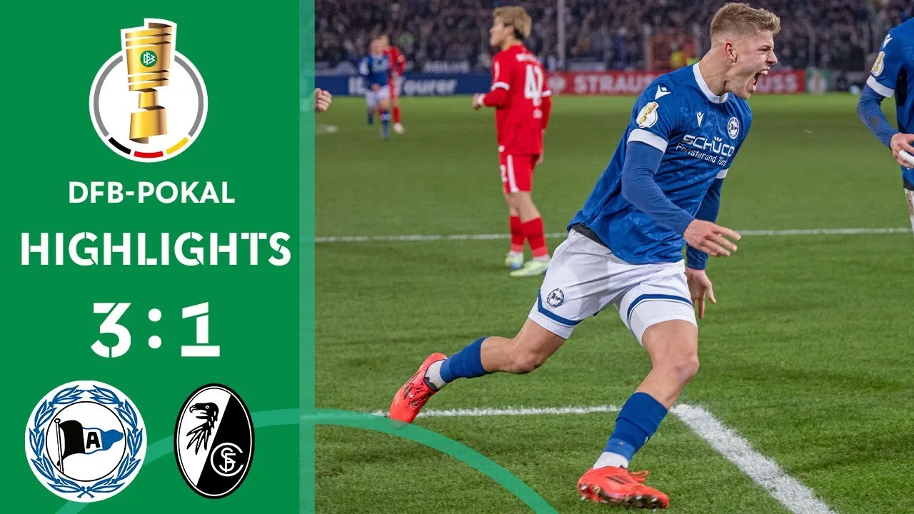 L’équipe de 3ème ligue étourdit le club de Bundesliga ! | Arminia Bielefeld contre SC Fribourg 3-1 | Coupe DFB