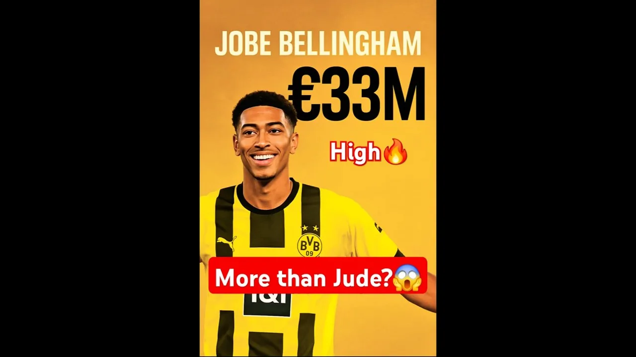 Transfert le plus élevé🔥 # JobeBellingham #dortmund #TransferNews #Bundesliga #Bellingham #UEFA #SocCernews