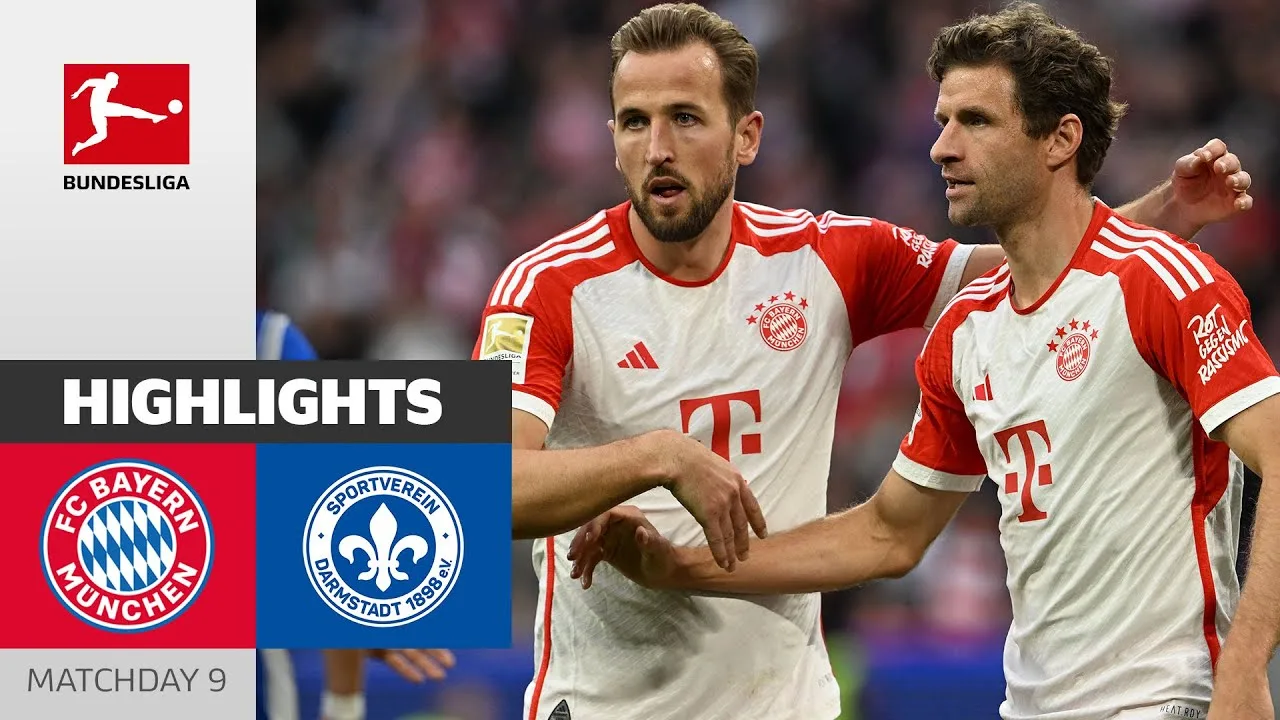 Bundesliga : Le Bayern Munich déchaîné ! 0 contre Darmstadt, un record en 20 minutes!
