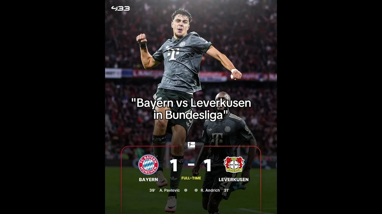 Bavaria vs Leverkusen à Bundesliga💀🔥