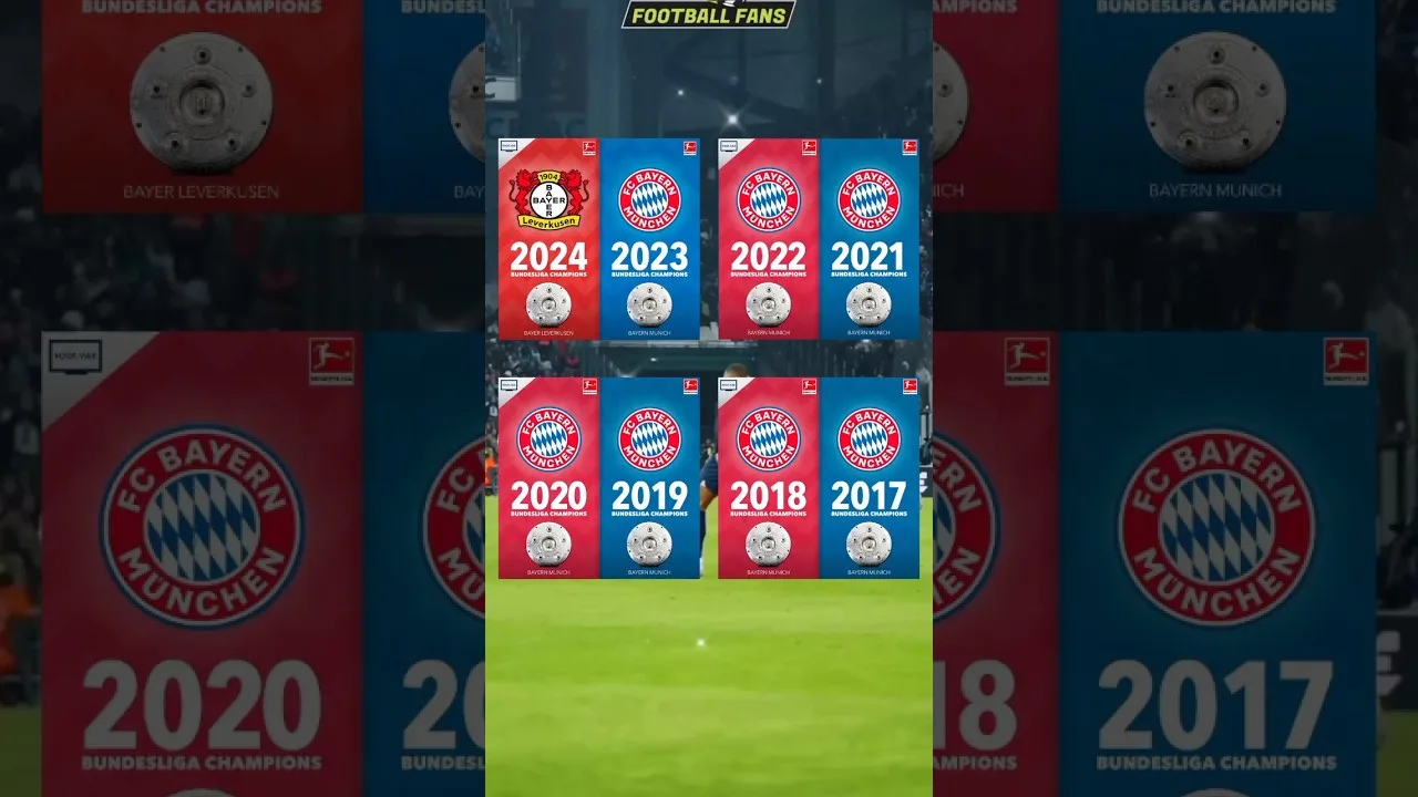 This is The List of Bundesliga Champions…