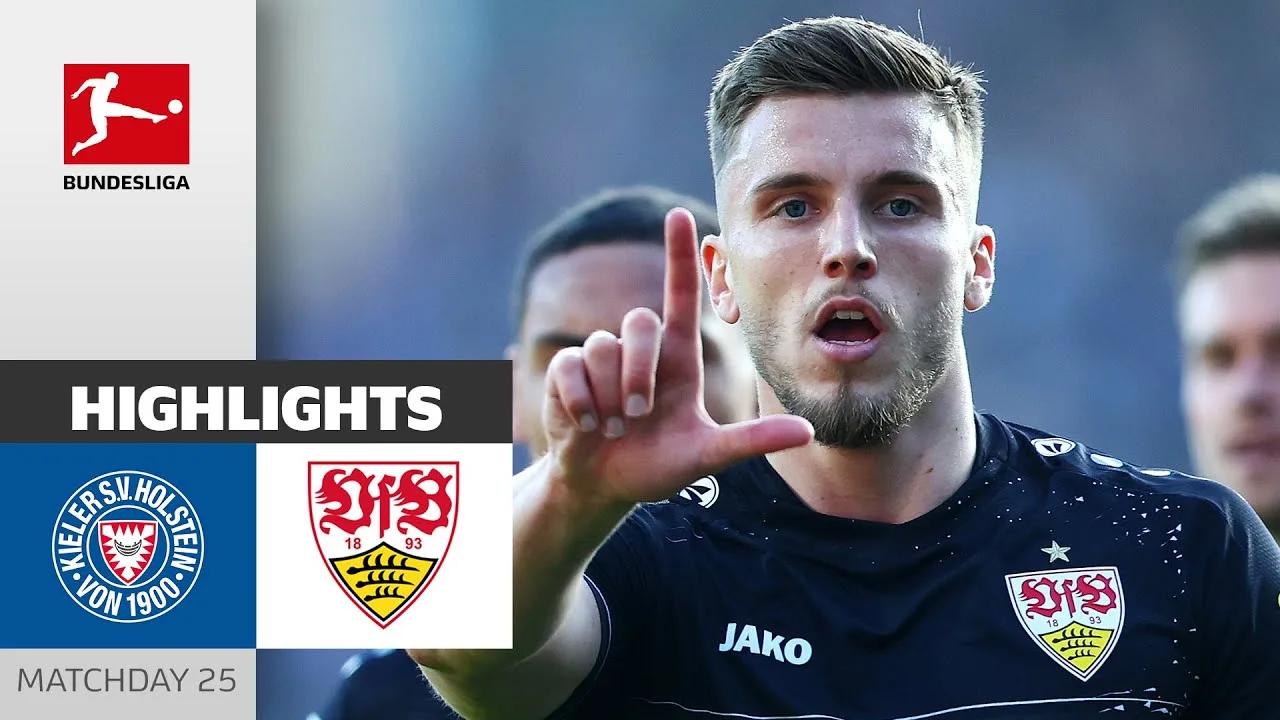 10 hommes sauvent un point! | Holstein Kiel – VFB Stuttgart 2-2 | Faits saillants | Matchday 25 – BL 2024/25