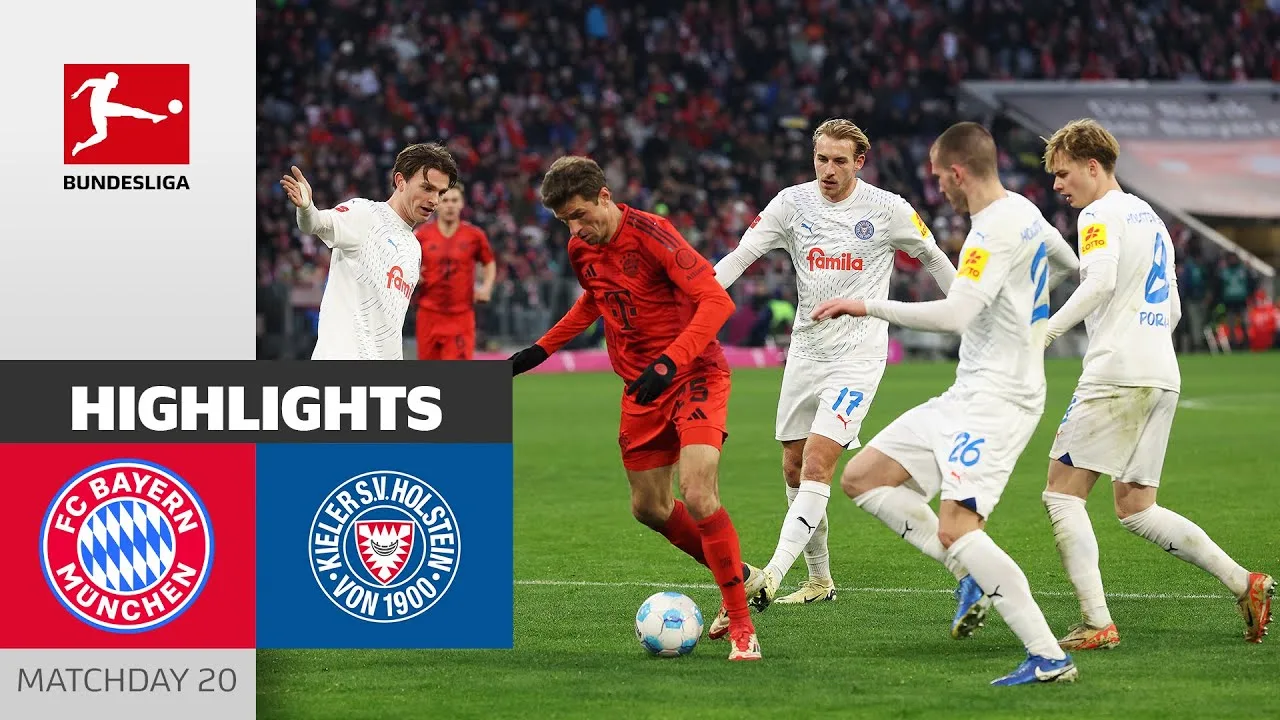 Kane-Brace et drame tardif! | FC Bayern Munich – Holstein Kiel 4-3 | Faits saillants | Bundesliga