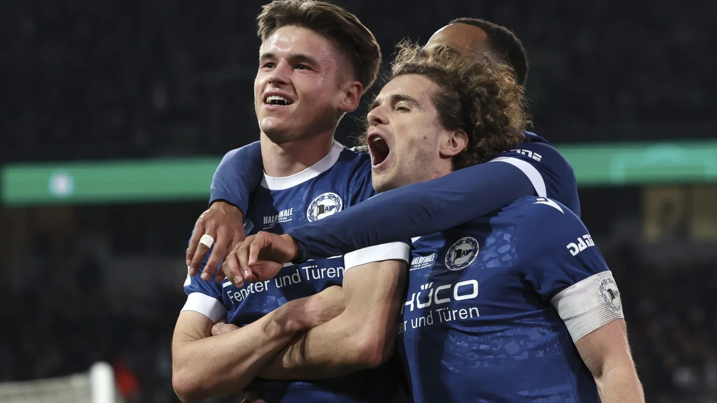Arminia Bielefeld surprise le champion Bayer Leverkusen dans la Coupe allemande et passe à la finale