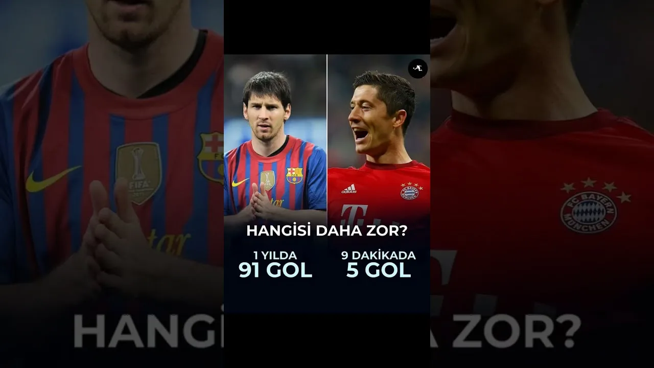 Sizce hangisi daha zor? #lewandowski #football #reels #futbol #keşfet #messi #laliga #bundesliga