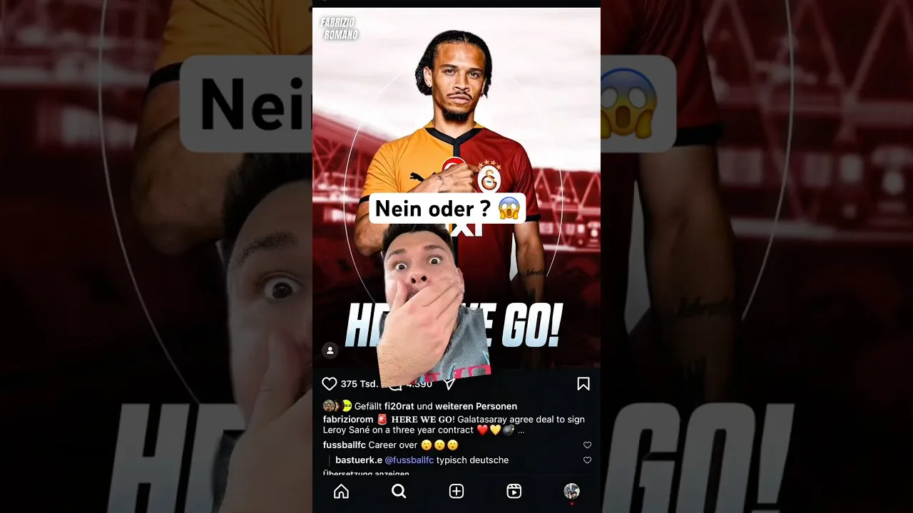 Übertreibt mal nicht 😂😱 #fußball #bayernmunich #galatasaray #bundesliga #turkey #viralvideo