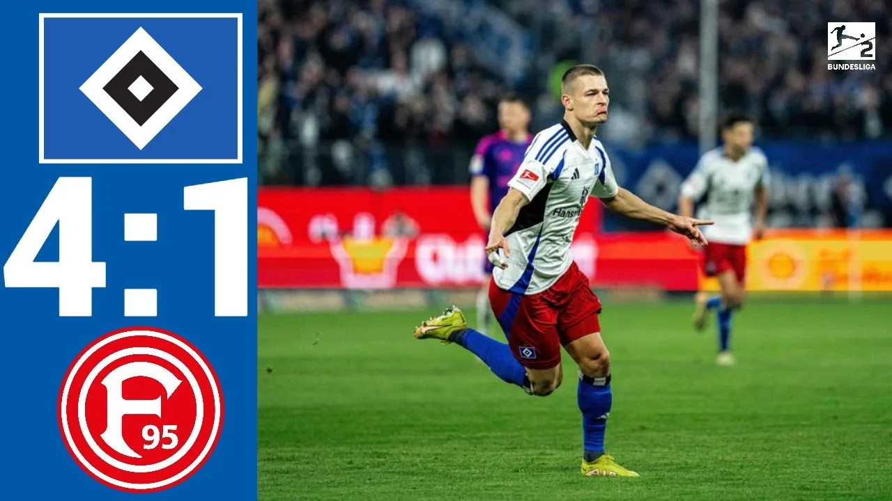 HSV – Fortuna Düsseldorf 4:1 Hightlights Voll | 2. Bundesliga – 2024/2025