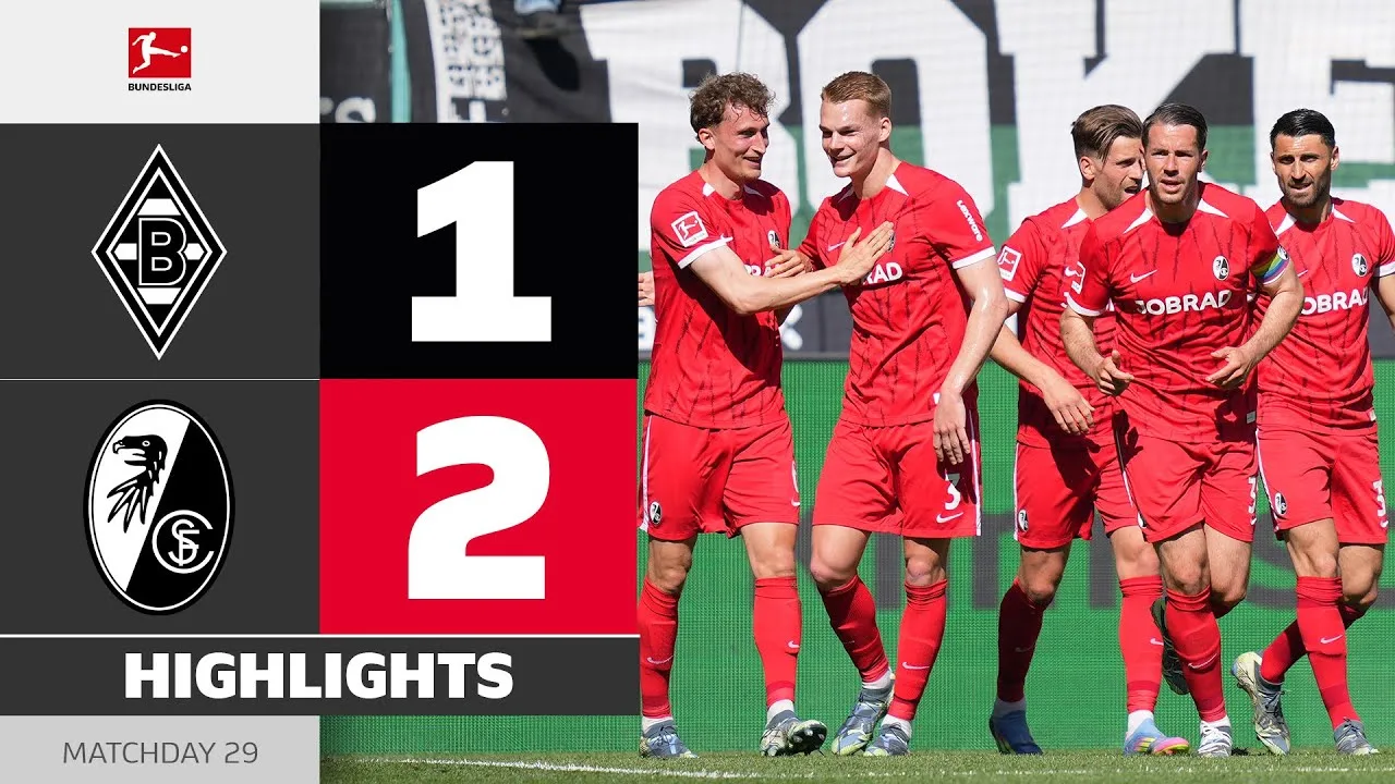 Victoire de la Crunch-Time! | Borussia M’gladbach – SC Freiburg | Faits saillants | Matchday 29 – BL 2024/25