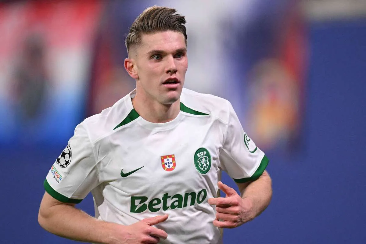 Ligue des champions: l’attaquant du CP sportif Viktor Gyokerres à Mlle Borussia Dortmund se croyez par la cuisse