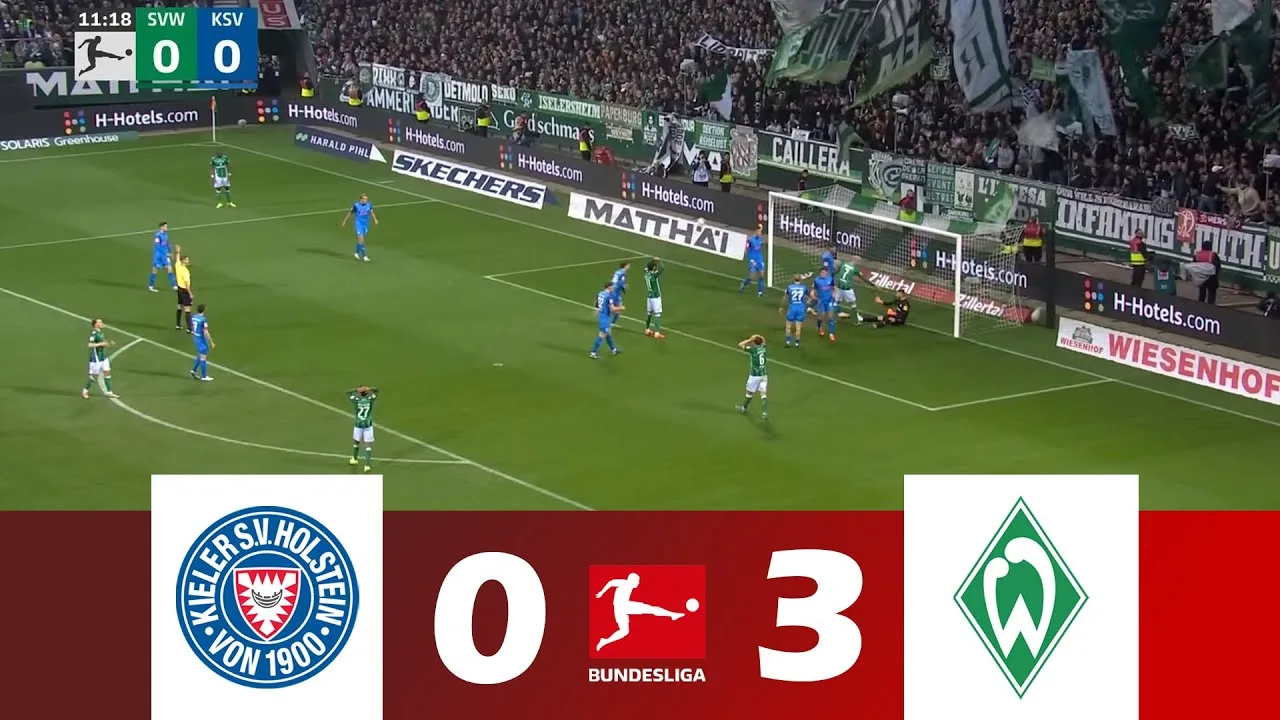 Holstein Kiel contre SV Werder Bremen [0-3] | Bundesliga 2024/25 | Jouez des reflets!