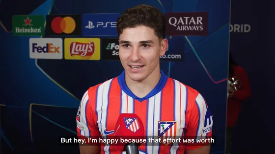 [VIDEO] Les mots d’Alvarez sur le retour de l’Atletico Madrid contre le Bayer Leverkusen