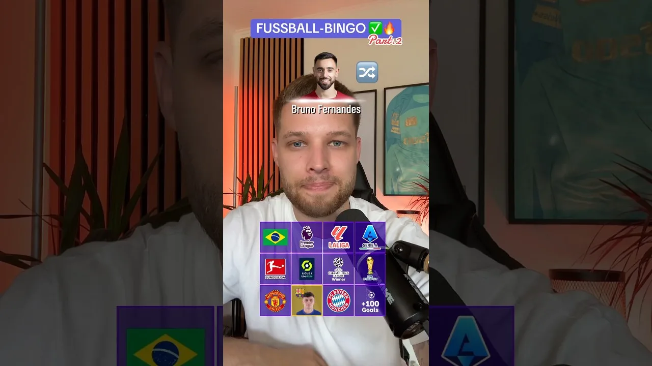 Bingo de football ✅⚽️ #fussball #bingo #flyingball bunbingo #futballfans #bunseline lingena # CR7 #