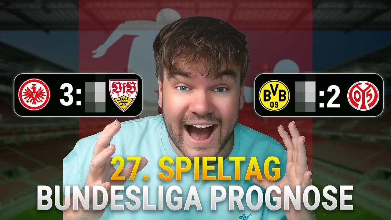 1ère prévision de Bundesliga | 27e Conseils et prévisions de la journée | 2024/25