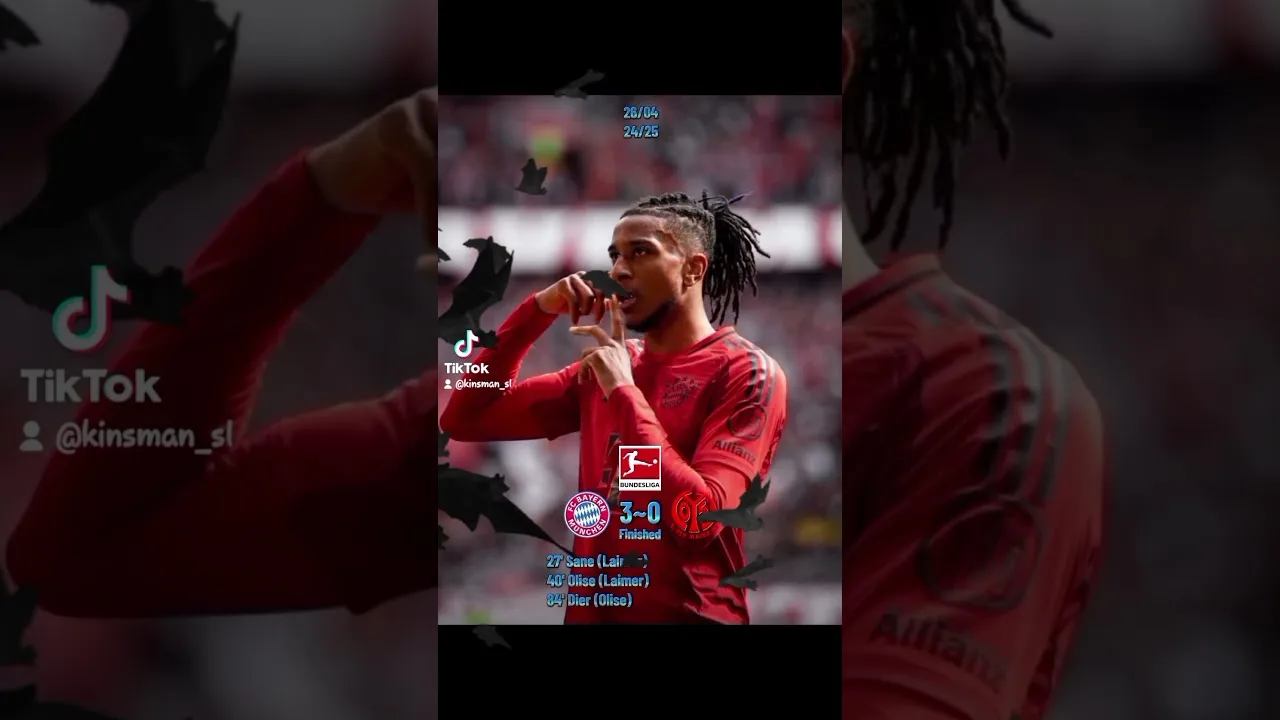 Big win in Munich against Mainz.#shortsfeed #footballhighlights #fyp #bayern #bundesliga @fcbayern