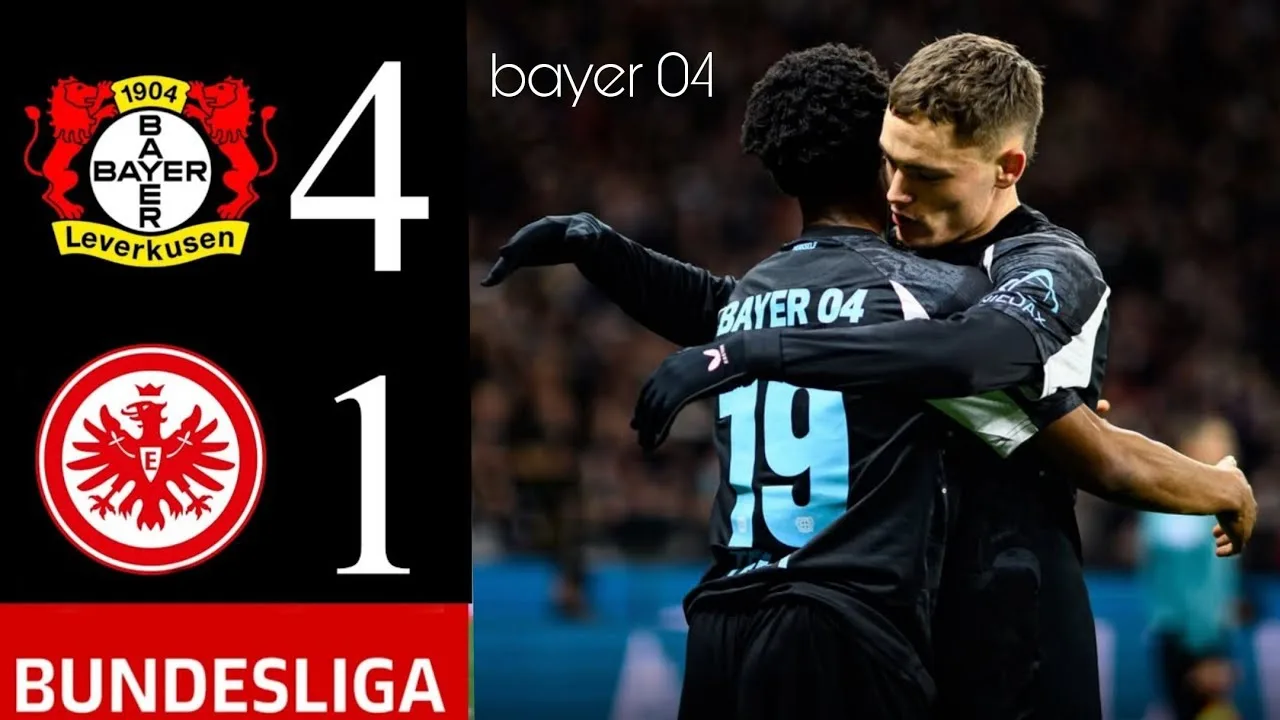 Bayer Leverkusen Frankfurt 4-1 | Mettez en surbrillance Bundesliga | Bayer 04 – Francfort
