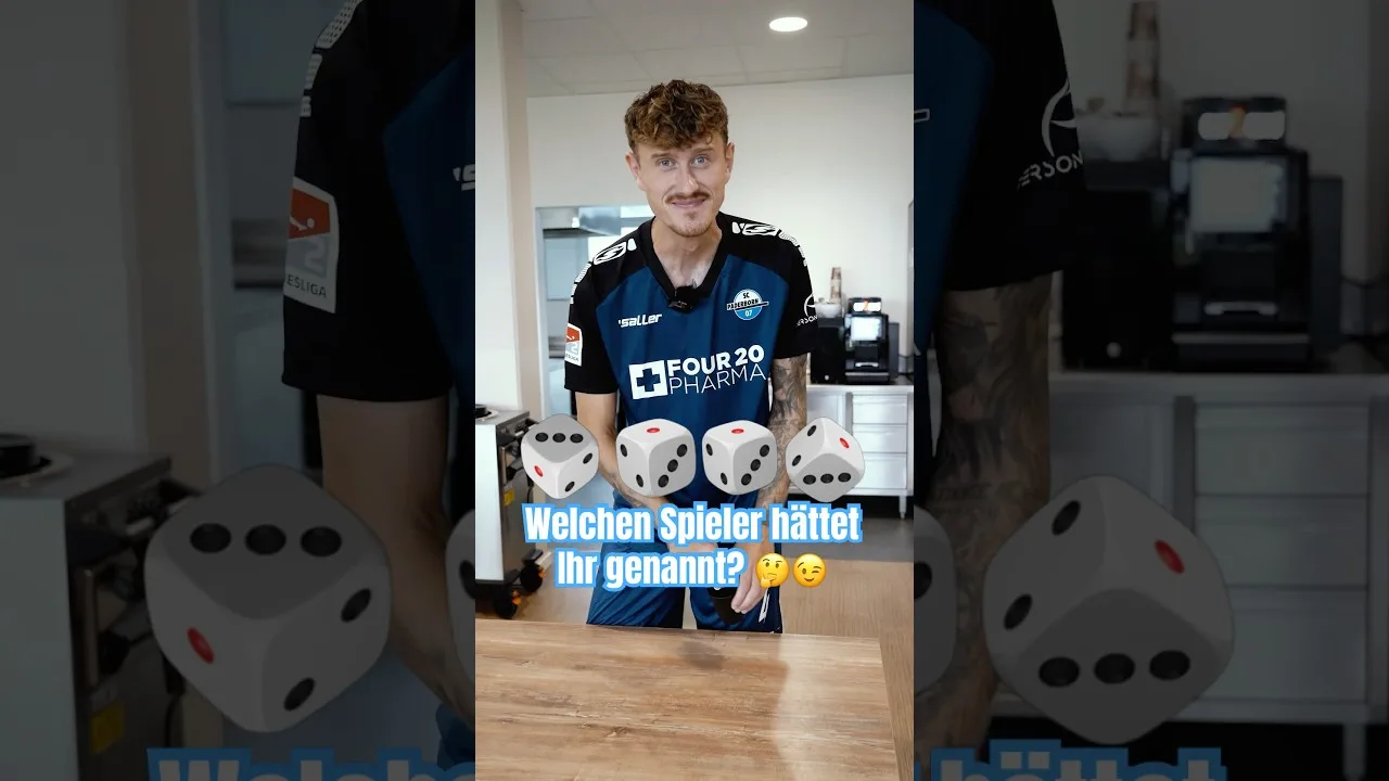 🎲 🔢 Rückennummern würfeln – mit Calvin Brackelmann 😉 #shorts #bundesliga