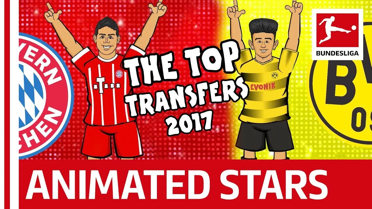 Top Bundesliga Transfers 2017 – La chanson – alimentée par 442Oons