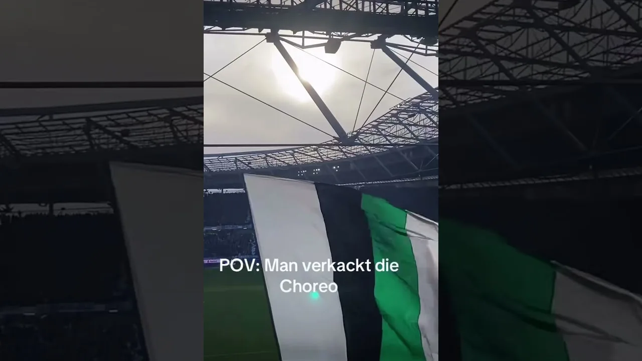 Hertha Fans verkacken Choreo 😂 #hertha #hannover #bundesliga #fail