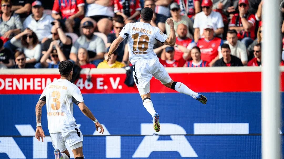 Heidenheim 0-1 Bayer Leverkusen: Buendia arrache le vainqueur tardif pour garder le titre de titre en vie