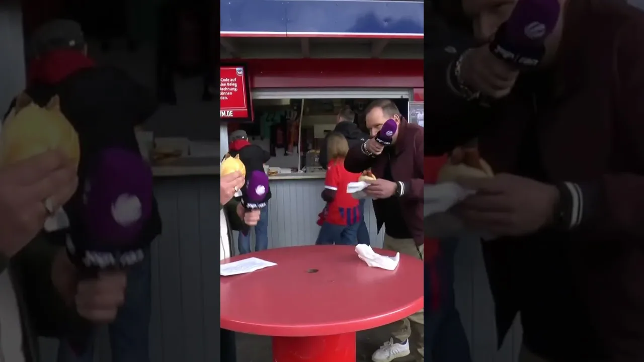 Wolff Fuss: Die Feuerwurst! #shorts #buliclip #bundesliga