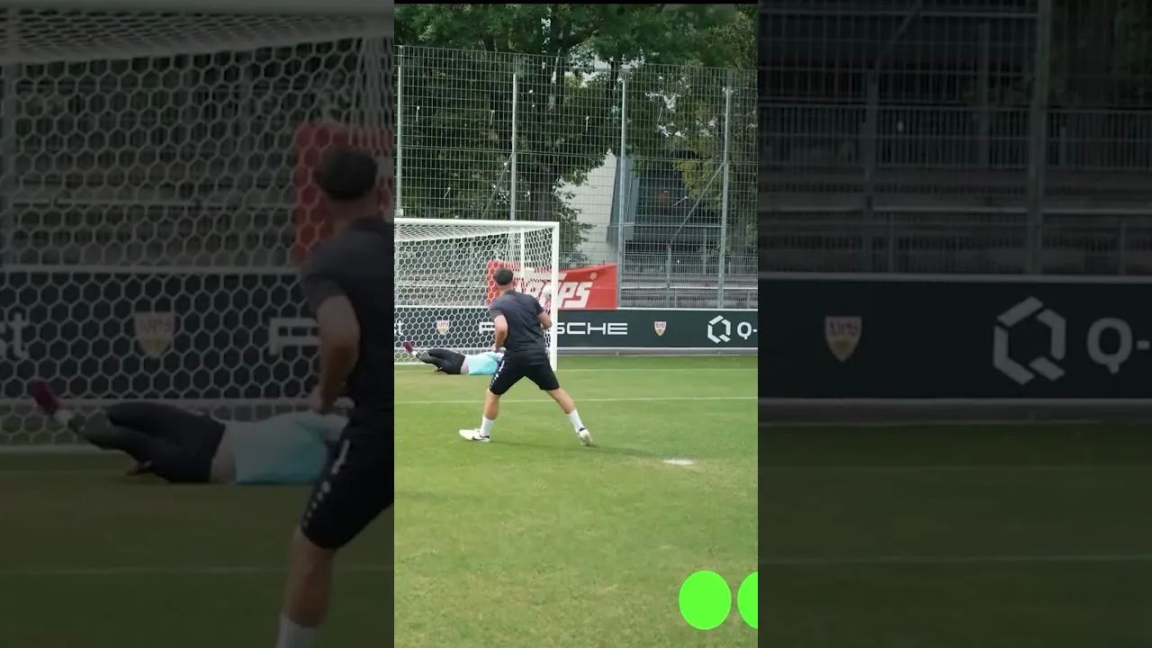 Challenge gegen Bundesliga Profi Deniz Undav ⚽️ #youtubeshorts #youtube #soccer #fußball #fussball
