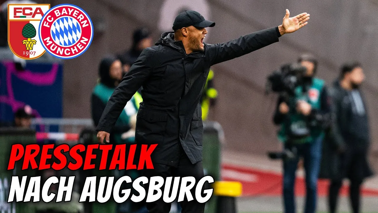 Live 🔴 PRESSETALKK après le match au FC Augsburg | Bundesliga