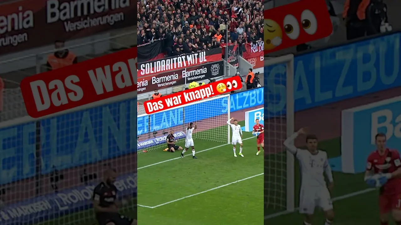 Sauvetage de dernière minute ! 👀 Explosion de la surface de réparation contre le Bayern ! 😎💥