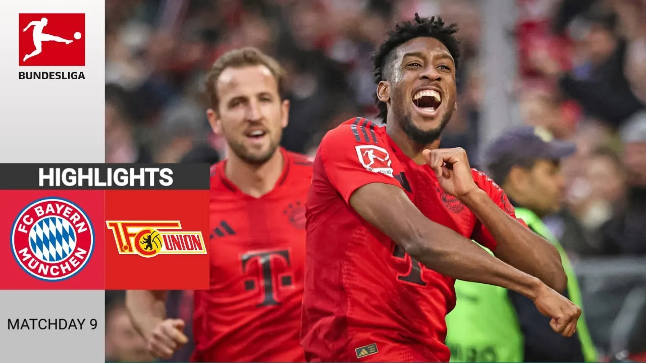 Bayern Munich – Union Berlin | 3:0 | Résumé | Bundesliga 2024-25