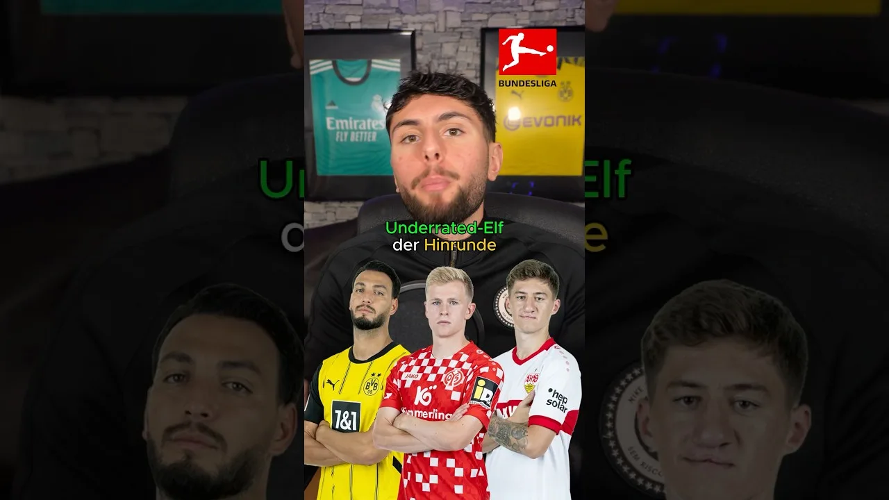 „Underrated-Elf“ der Hinrunde! ⚽️🇩🇪 #bundesliga #borussiadortmund #bayern #leverkusen #rbleipzig
