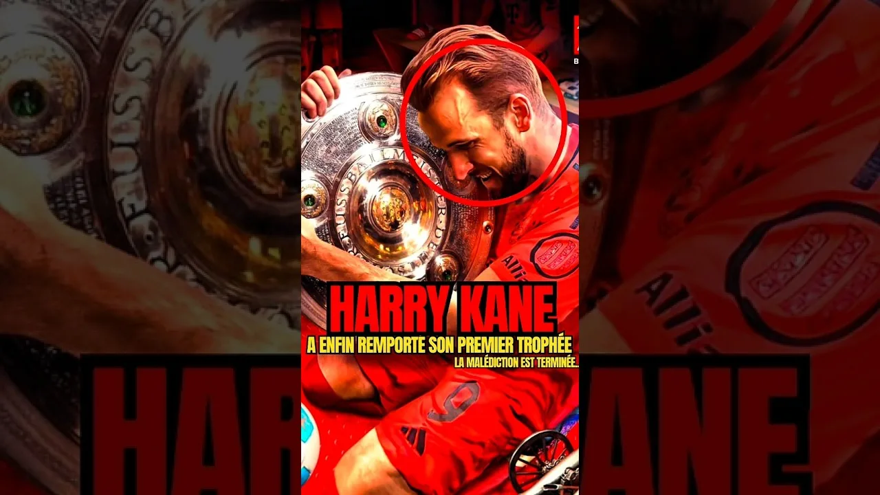 Comment Harry Kane a enfin remporté son premier trophée. 🥲🏆 #football #foot #bundesliga #harrykane