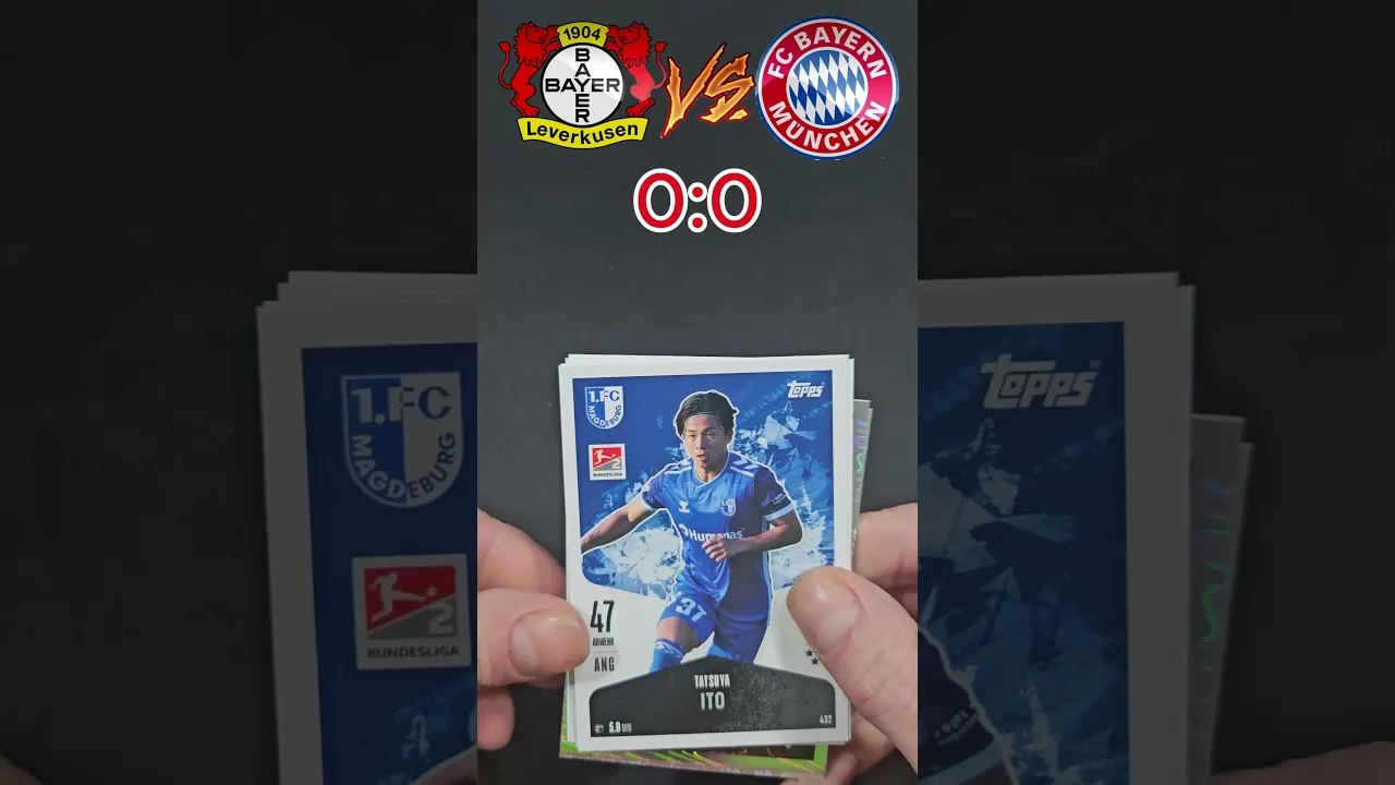 LEVERKUSEN VS. BAYERN ORAKEL – MATCH ATTAX BUNDESLIGA 2024/25 #topps #matchattax #orakel #bundesliga