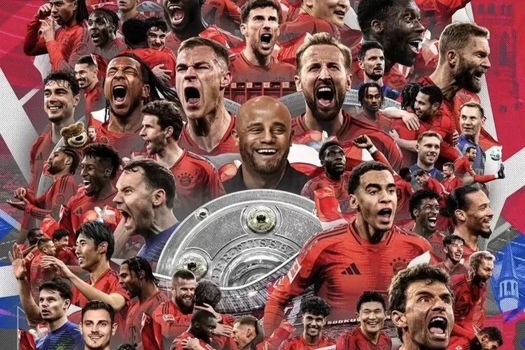 Champion du Bayern Munich Bundesliga 2024-2025, Harry Kane termine la malédiction du jeûne du trophée