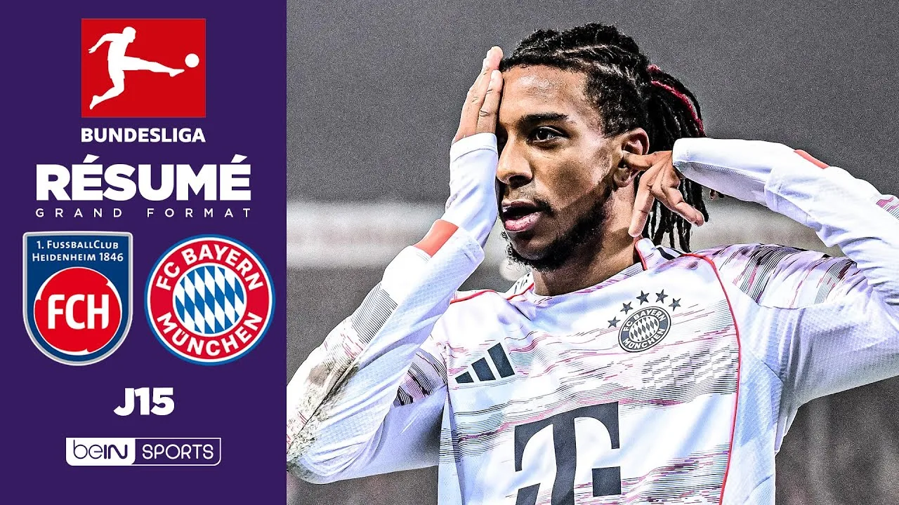 Bayern Munich en tête de la Bundesliga saison 2025/2026